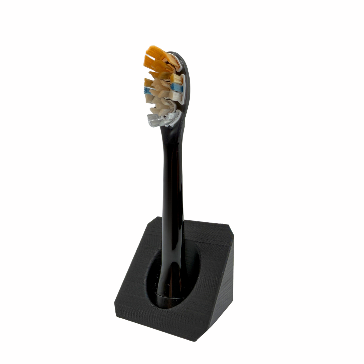 BrushDock – Zahnbürstenkopfhalter für Oral-B ( iO ) & Philips Sonicare - Wandmontage (ohne Bohren)