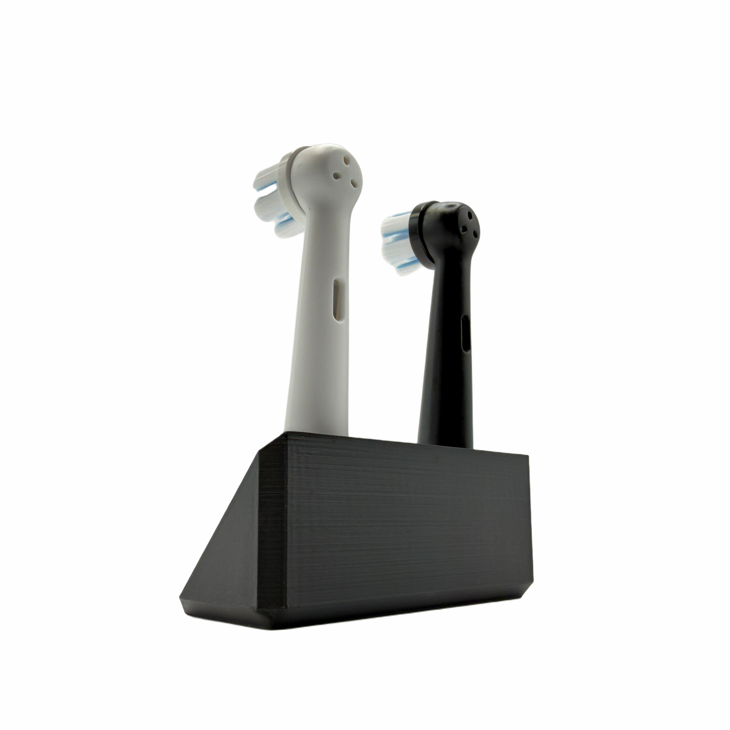 BrushDock – Zahnbürstenkopfhalter für Oral-B ( iO ) & Philips Sonicare - Wandmontage (ohne Bohren)