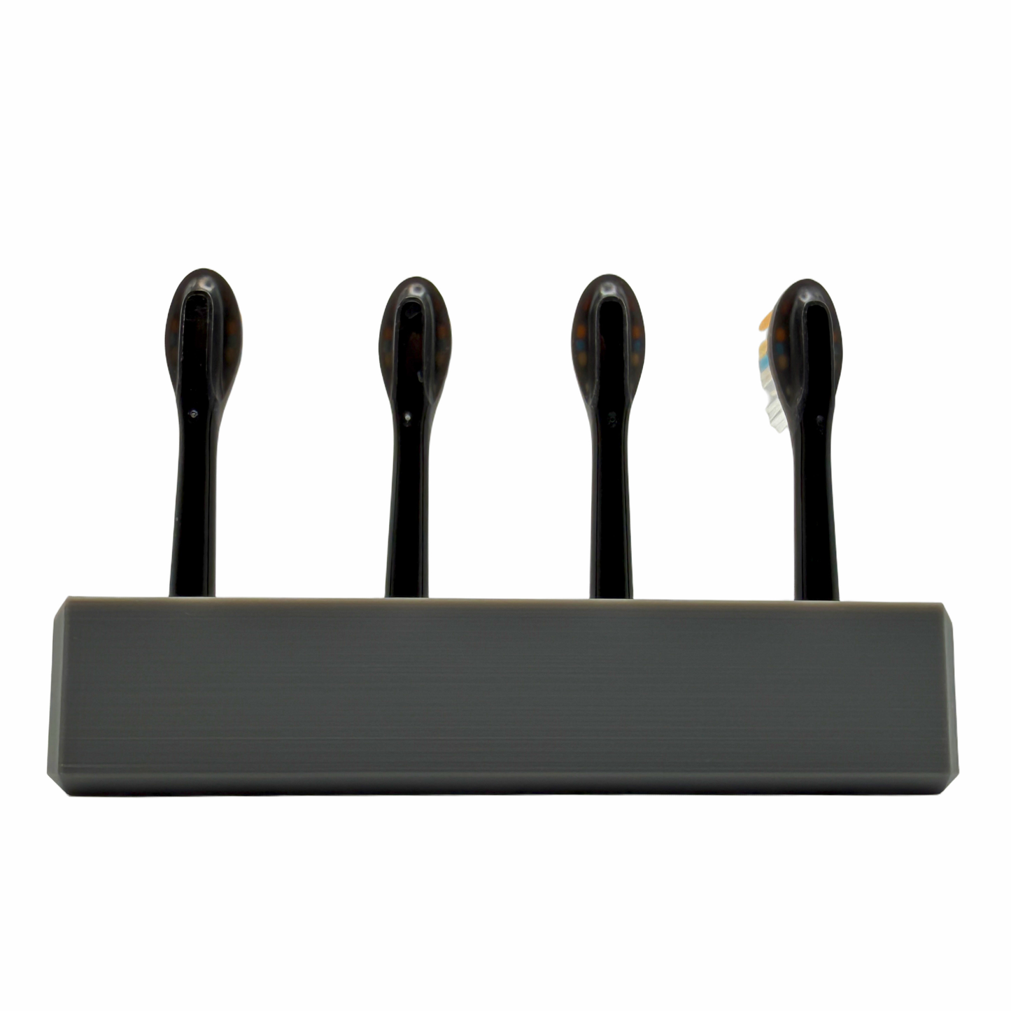 BrushDock – Zahnbürstenkopfhalter für Oral-B ( iO ) & Philips Sonicare - Wandmontage (ohne Bohren)