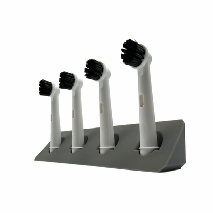 BrushDock – Zahnbürstenkopfhalter für Oral-B ( iO ) & Philips Sonicare - Wandmontage (ohne Bohren)
