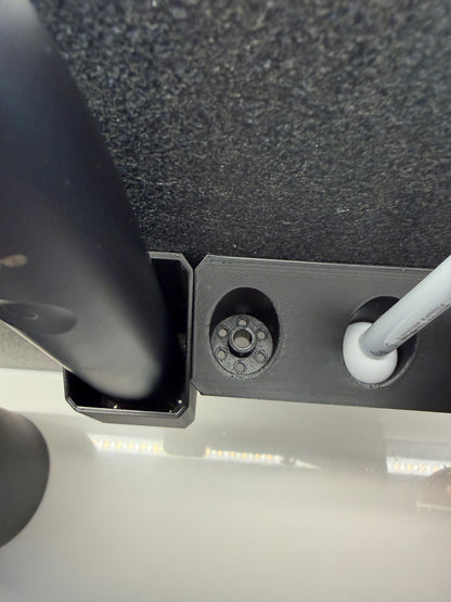 Zahnbürstenhalter mit Handstück und Zahnpastahalter für Oral-B iO und Philips Sonicare in schwarz