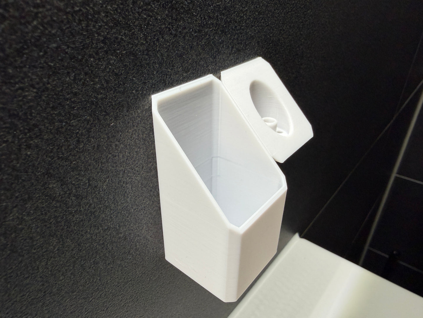 BrushDock Wall-Set – Zahnbürsten- & Kopfhalter Wandmontage (ohne Bohren)