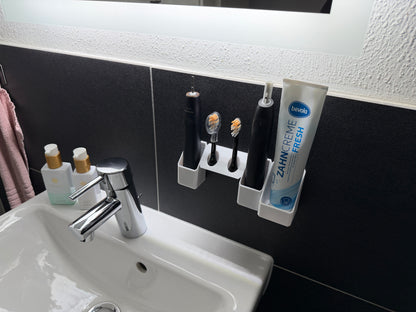 BrushDock Komfort-Set – Wandhalter-Set für Paare (ohne Bohren)